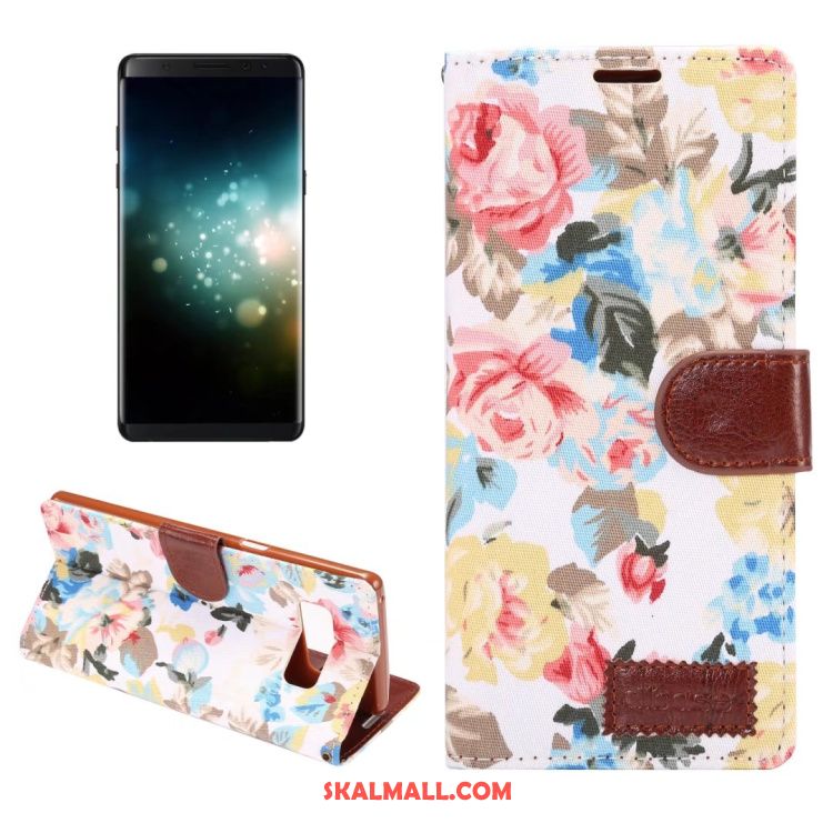 Samsung Galaxy Note 8 Skal Skydd Blommor Duk Stjärna Mobil Telefon Billig
