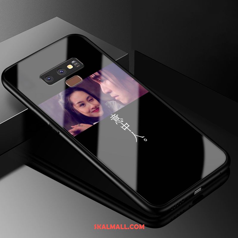Samsung Galaxy Note 9 Skal Fallskydd Enkel Stjärna Purpur Glas Billig