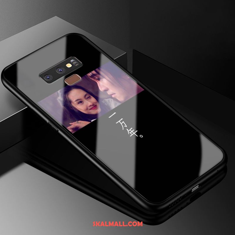 Samsung Galaxy Note 9 Skal Fallskydd Enkel Stjärna Purpur Glas Billig