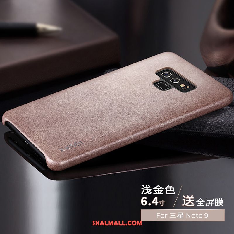 Samsung Galaxy Note 9 Skal Läderfodral Stjärna Fallskydd Personlighet Mobil Telefon Till Salu