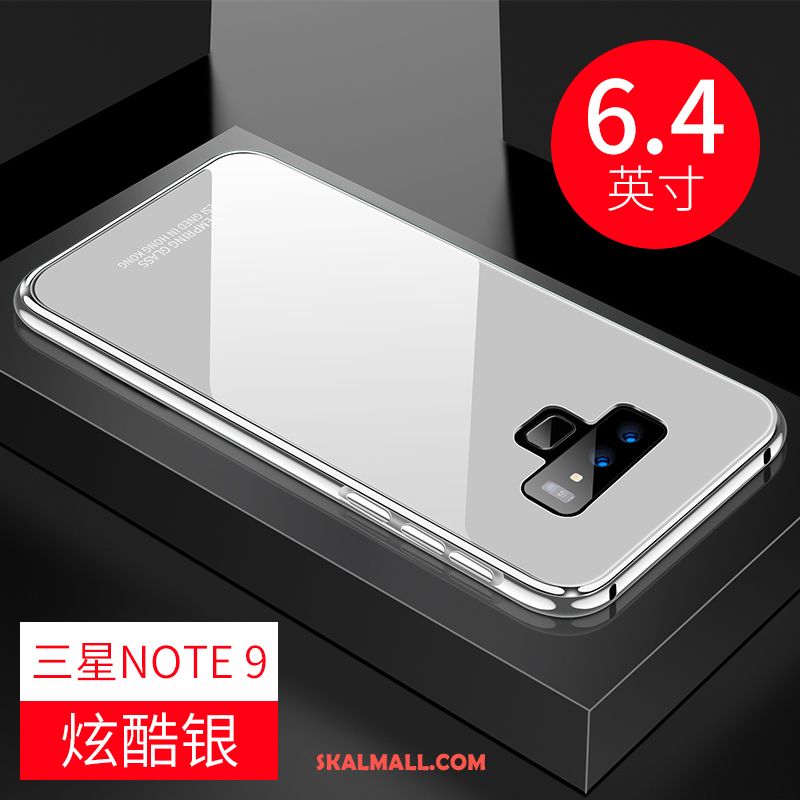 Samsung Galaxy Note 9 Skal Ny Silver Glas Fallskydd Mobil Telefon Fodral Till Salu