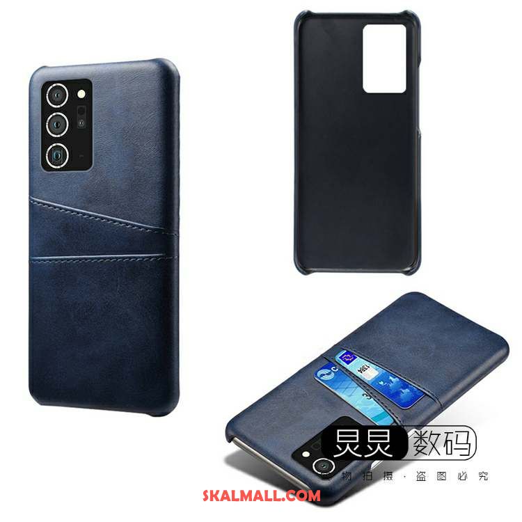 Samsung Galaxy Note20 Skal Gul Kort Läderfodral Stjärna Mobil Telefon Fodral Billigt