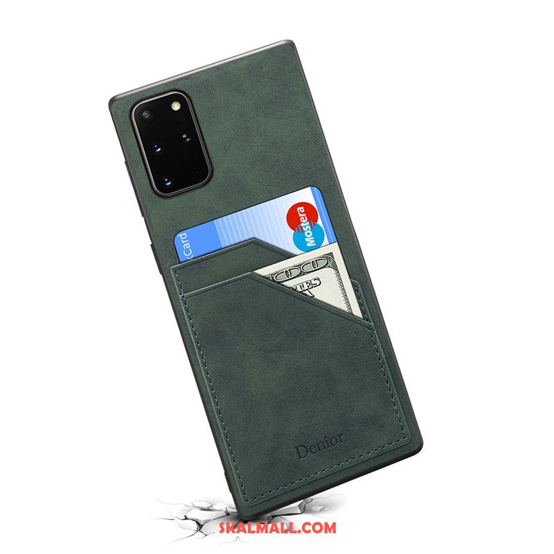 Samsung Galaxy Note20 Skal Mobil Telefon Kreativa Stjärna Läderfodral Kort Till Salu