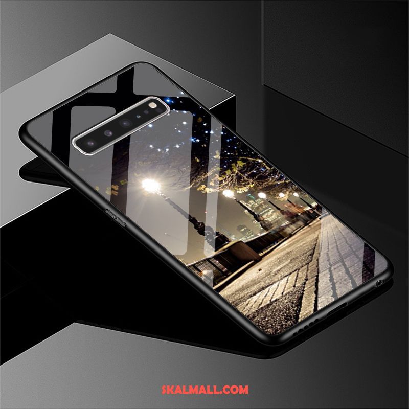 Samsung Galaxy S10 5g Skal Glas Stjärna Mobil Telefon Landskap Hård Butik