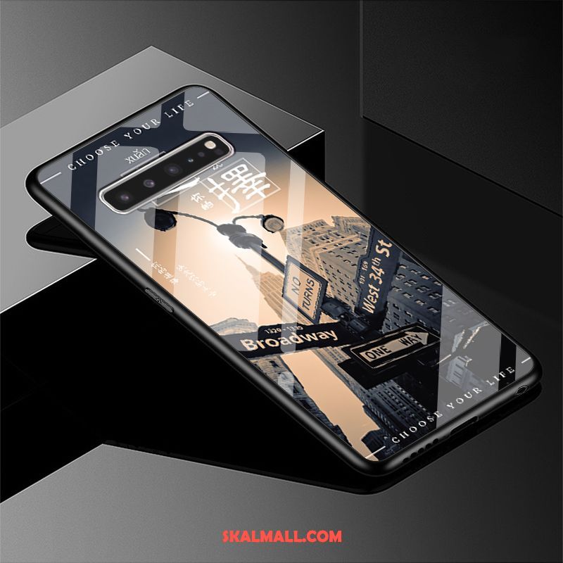 Samsung Galaxy S10 5g Skal Glas Stjärna Mobil Telefon Landskap Hård Butik