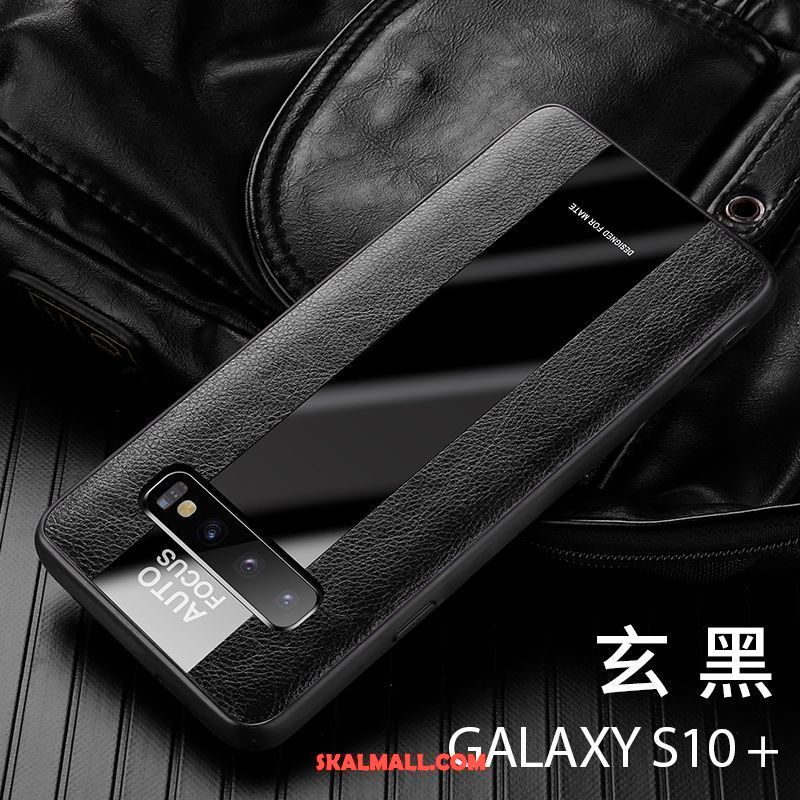 Samsung Galaxy S10+ Skal Magnetic Högt Utbud Läderfodral Fallskydd Stjärna Rea