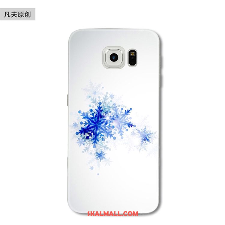 Samsung Galaxy S6 Edge Skal Mjuk Silikon Blå All Inclusive Mobil Telefon Till Salu
