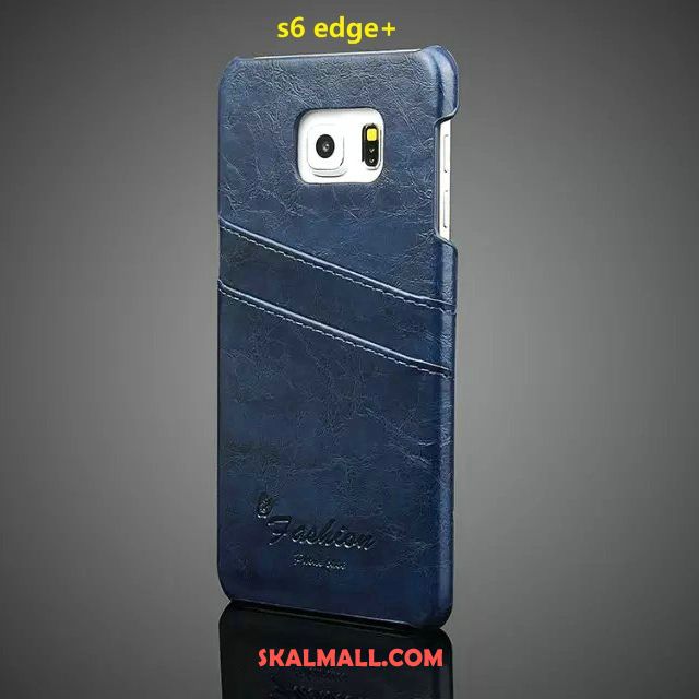 Samsung Galaxy S6 Edge Skal Personlighet Trend Äkta Läder Mobil Telefon Läderfodral Billigt