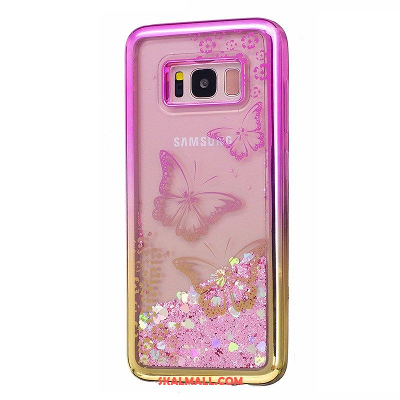 Samsung Galaxy S7 Skal Rosa Pulver Kvicksand Vätska Stjärna Rea