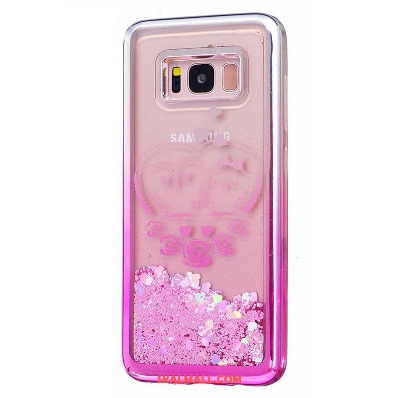 Samsung Galaxy S7 Skal Rosa Pulver Kvicksand Vätska Stjärna Rea