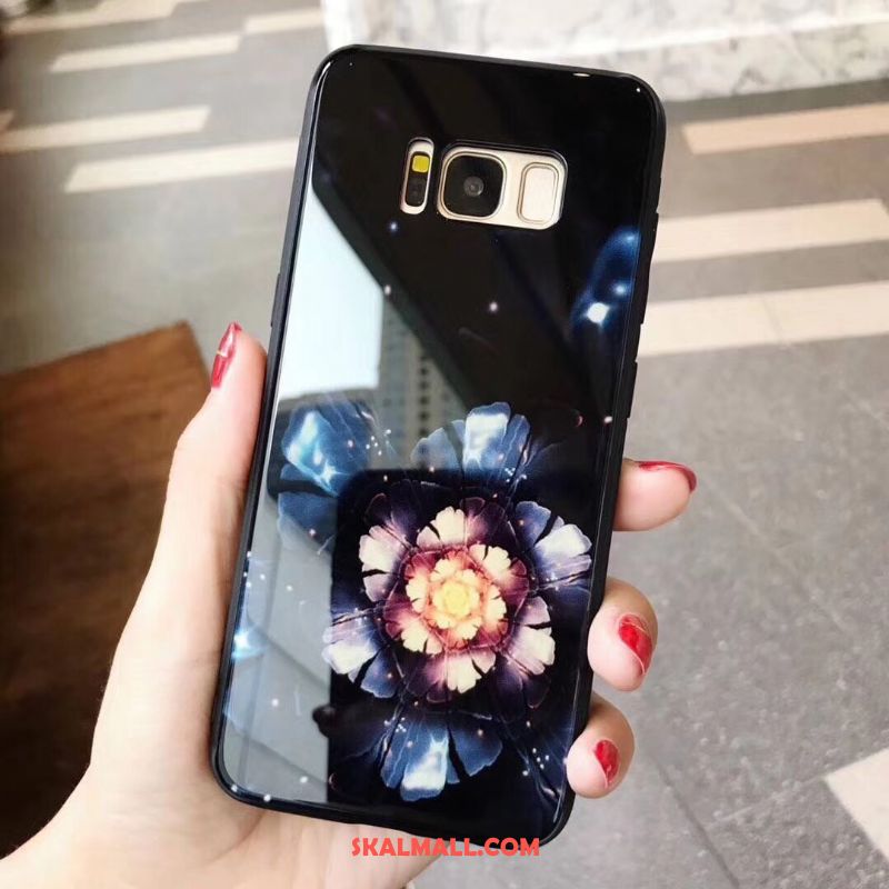 Samsung Galaxy S8+ Skal Glas Bakre Omslag Mobil Telefon Kreativa Silikon Köpa