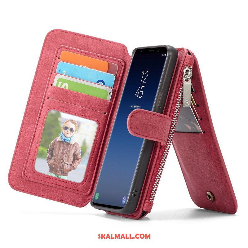 Samsung Galaxy S8+ Skal Plånbok Stjärna Täcka Mobil Telefon Kort Fodral På Nätet