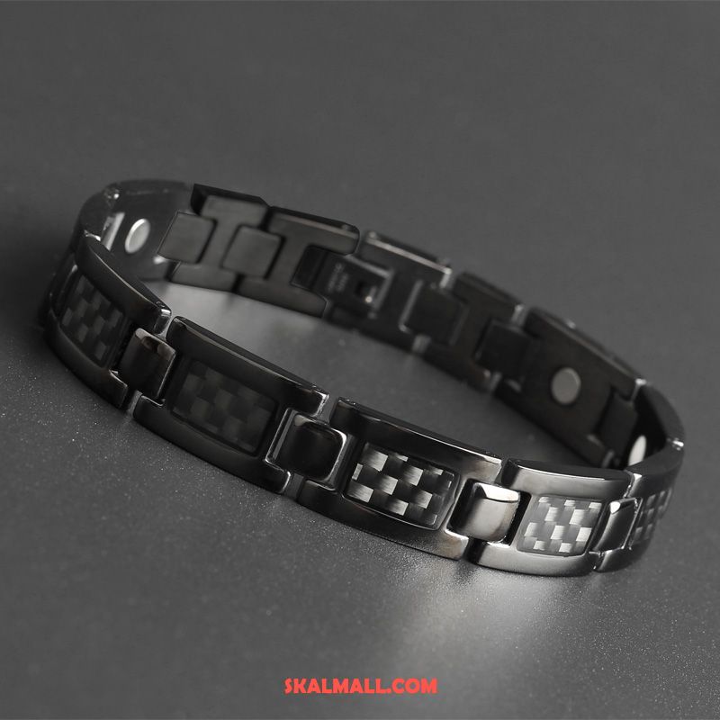 Silver Smycken Herr Trend Mode Armband Kostfiber Enkel Online