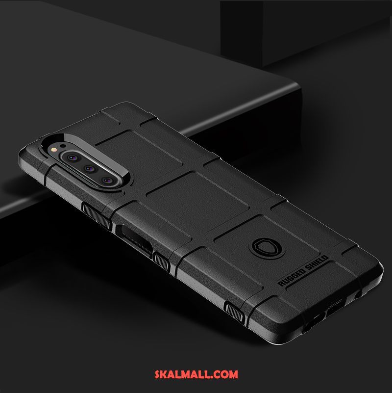 Sony Xperia 5 Skal Silikon Mjuk Nubuck Skydd Trend Varumärke Butik