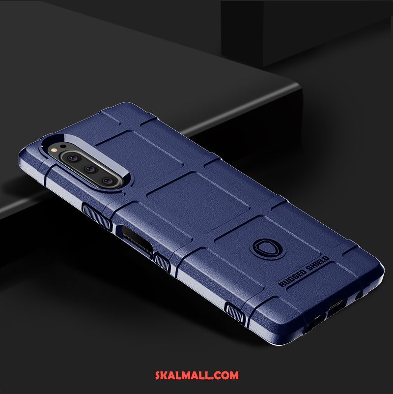 Sony Xperia 5 Skal Silikon Mjuk Nubuck Skydd Trend Varumärke Butik