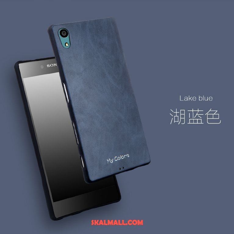 Sony Xperia E5 Skal Silikon Mobil Telefon Fallskydd Solid Färg Blå Rabatt