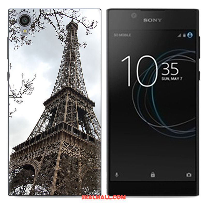 Sony Xperia L1 Skal Fallskydd Kreativa Målade Pu Mobil Telefon Rea