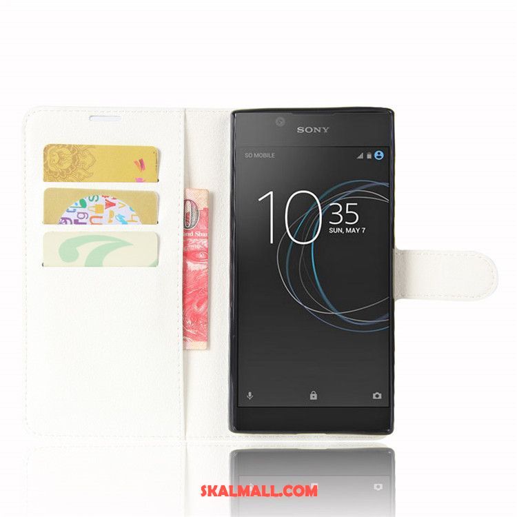 Sony Xperia L1 Skal Plånbok Skydd Täcka Läderfodral Mobil Telefon Fodral Till Salu