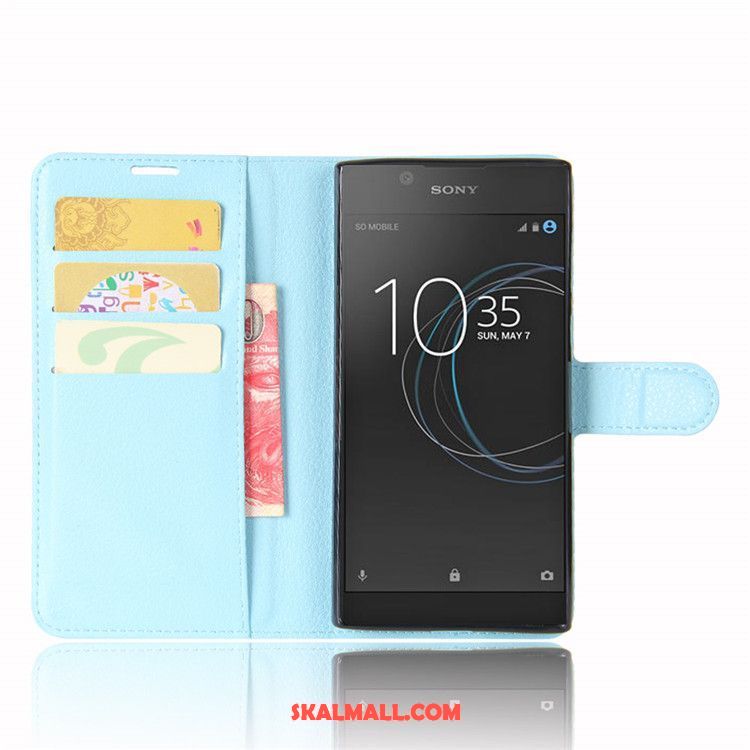 Sony Xperia L1 Skal Plånbok Skydd Täcka Läderfodral Mobil Telefon Fodral Till Salu