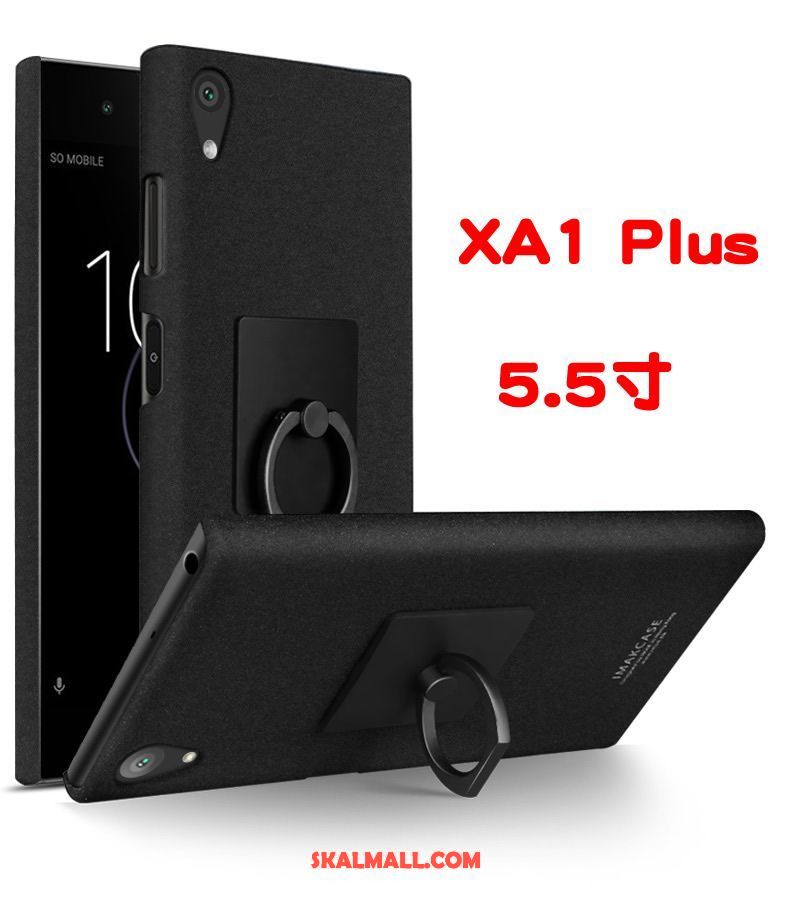 Sony Xperia Xa1 Plus Skal Svart Ring Skydd Nubuck Mobil Telefon Köpa