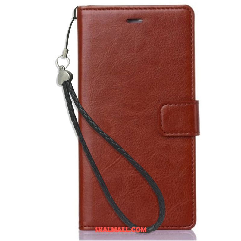 Sony Xperia Xa1 Skal Plånbok Täcka Support Röd Skydd Butik