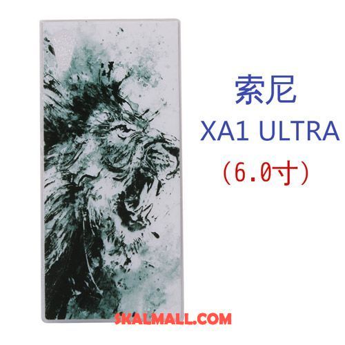 Sony Xperia Xa1 Ultra Skal Kreativa Tecknat Silikon Mjuk Purpur Rea