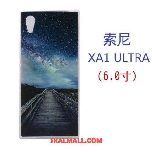 Sony Xperia Xa1 Ultra Skal Vit Kreativa Mjuk Tecknat Mobil Telefon Fodral Butik