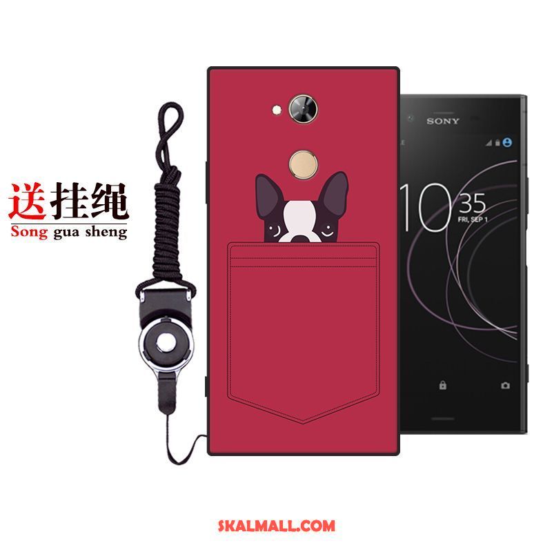 Sony Xperia Xa2 Plus Skal Skydd Mjuk Röd Mobil Telefon Fallskydd Rea