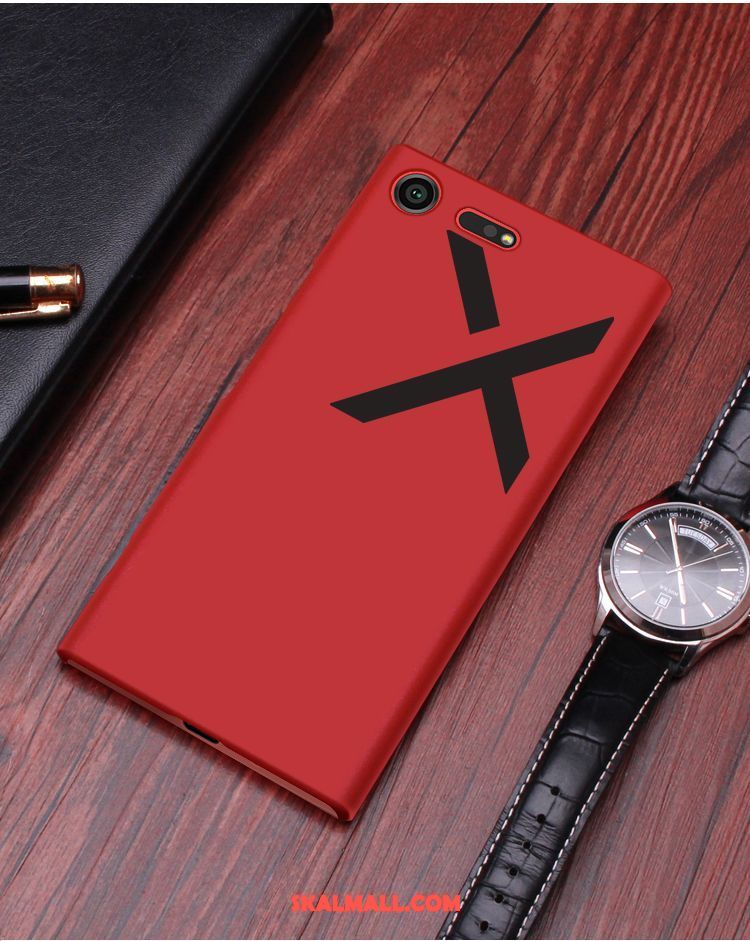 Sony Xperia Xz Premium Skal Slim Skydd Mobil Telefon Röd Fallskydd Billigt