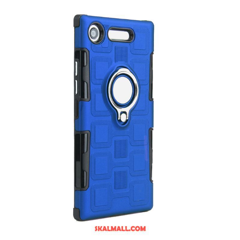 Sony Xperia Xz1 Compact Skal Blå Skydd Mobil Telefon Support Fallskydd Fodral Rea