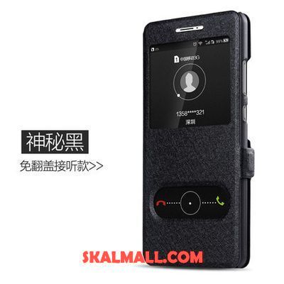 Sony Xperia Xz1 Skal Mobil Telefon Fallskydd Läderfodral Guld Täcka Rea