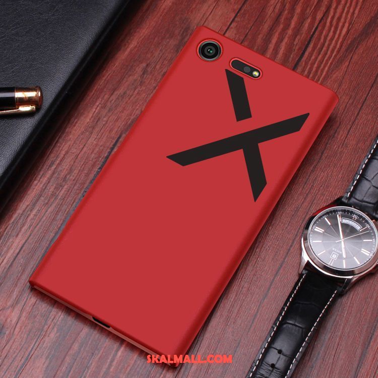 Sony Xperia Xz1 Skal Röd Mobil Telefon Skydd Fodral Rea