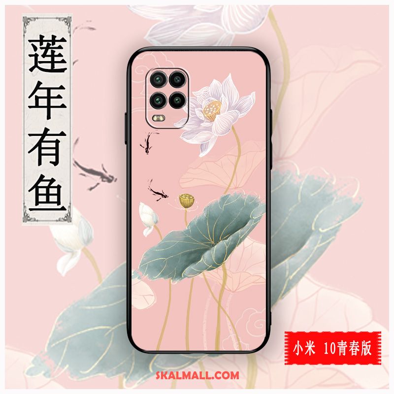 Xiaomi Mi 10 Lite Skal Lättnad All Inclusive Kinesisk Stil Mjuk Skydd Billigt
