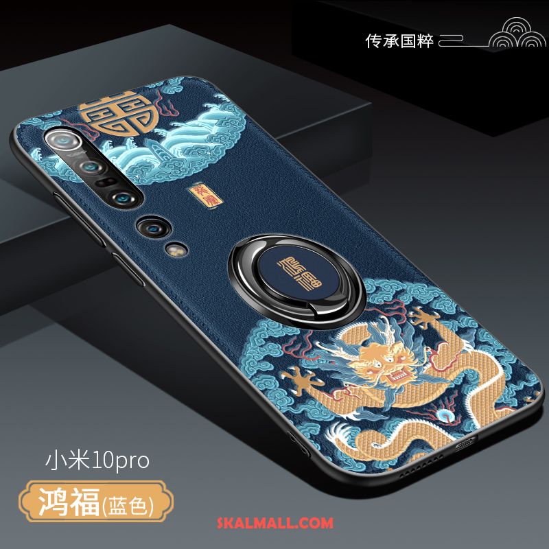 Xiaomi Mi 10 Pro Skal Skydd Magnetic Support Kinesisk Stil Slim Till Salu