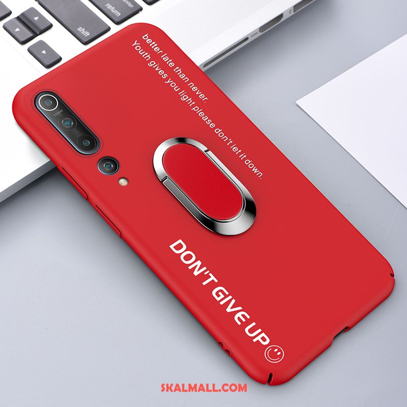 Xiaomi Mi 10 Skal All Inclusive Nubuck Skydd Magnetic Net Red Fodral Rea