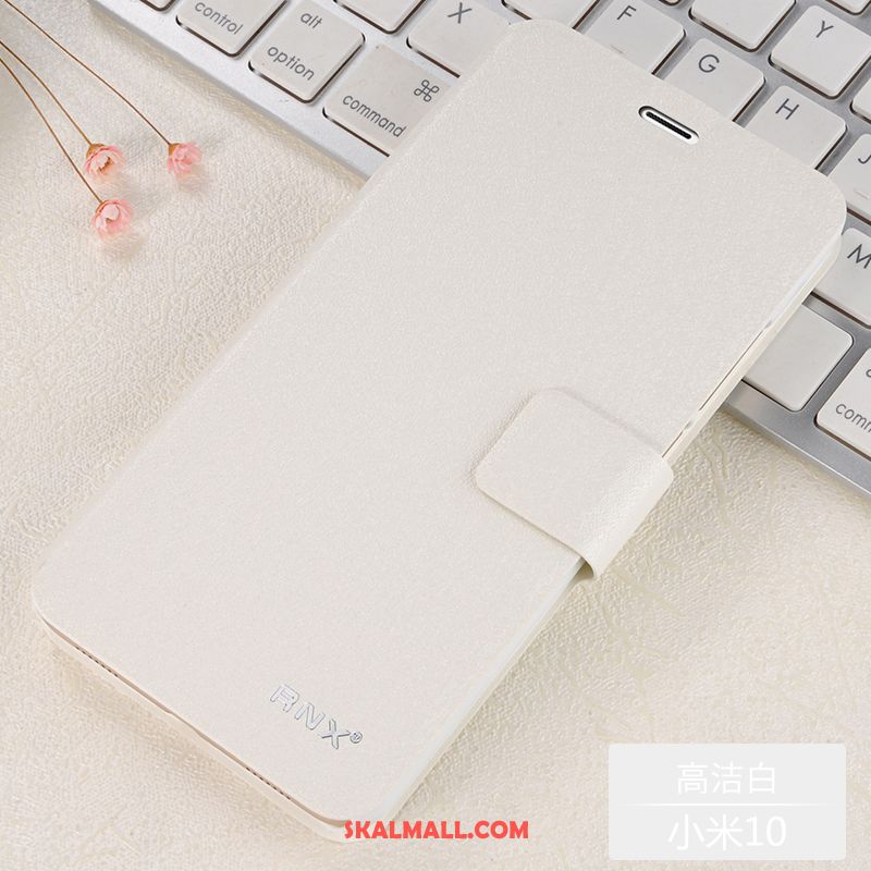 Xiaomi Mi 10 Skal Mobil Telefon Fallskydd Clamshell Läderfodral Blå Fodral Online