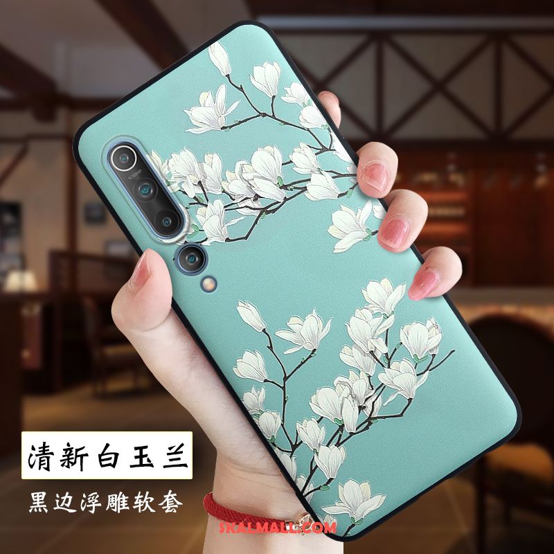 Xiaomi Mi 10 Skal Nubuck Lätt Och Tunt Kinesisk Stil Silikon Skydd Fodral Billigt