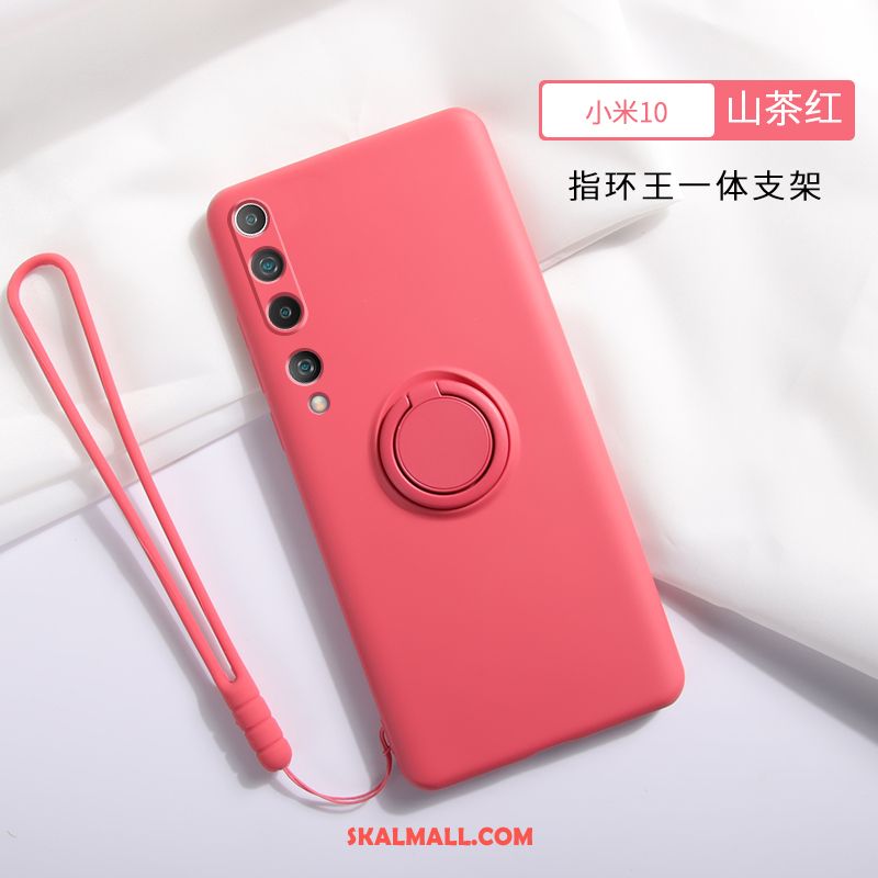 Xiaomi Mi 10 Skal Skydd Silikon Net Red Slim Mobil Telefon På Rea