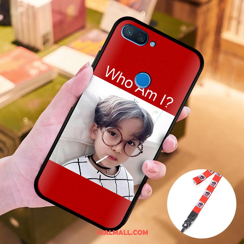 Xiaomi Mi 8 Lite Skal Ungdom Vit Hängsmycken Personlighet Silikon Till Salu