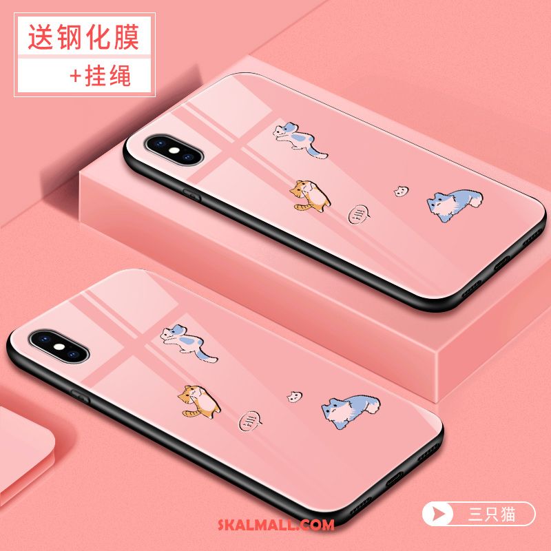 Xiaomi Mi 8 Pro Skal Glas Liten Fallskydd Tecknat Personlighet Billigt