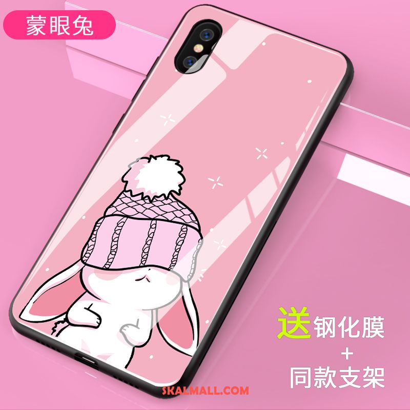 Xiaomi Mi 8 Pro Skal Glas Mönster All Inclusive Par Tecknat Billigt