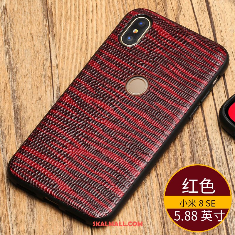 Xiaomi Mi 8 Se Skal Liten Mesh Skydd Röd Bakre Omslag Till Salu