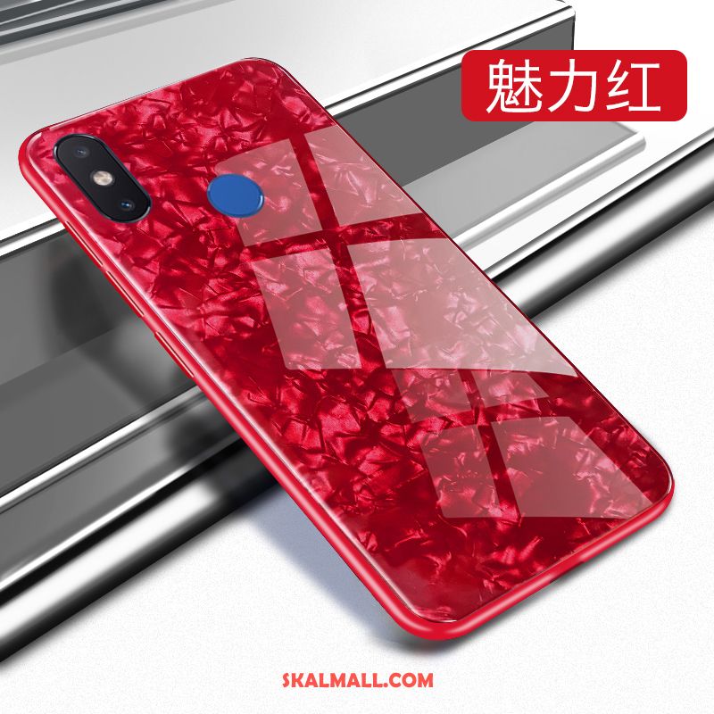 Xiaomi Mi 8 Se Skal Skärmskydd Film Net Red Härdning Svart Bakre Omslag Köpa