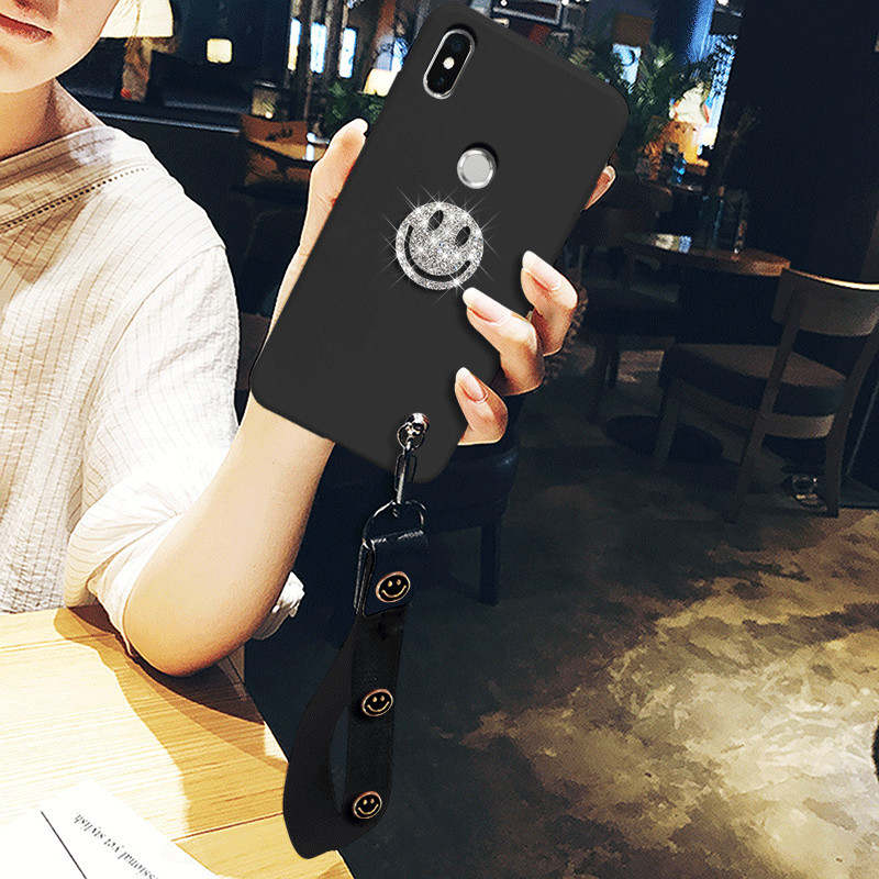 Xiaomi Mi 8 Se Skal Smiley Nubuck Rosa Liten Trend Varumärke Billigt