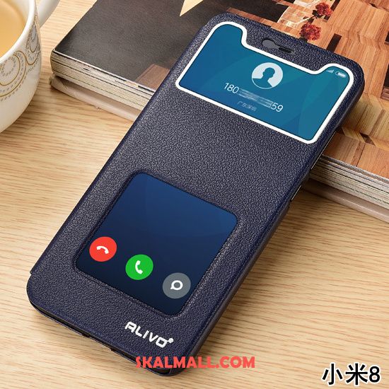Xiaomi Mi 8 Skal Liten All Inclusive Nubuck Trend Mobil Telefon Rea