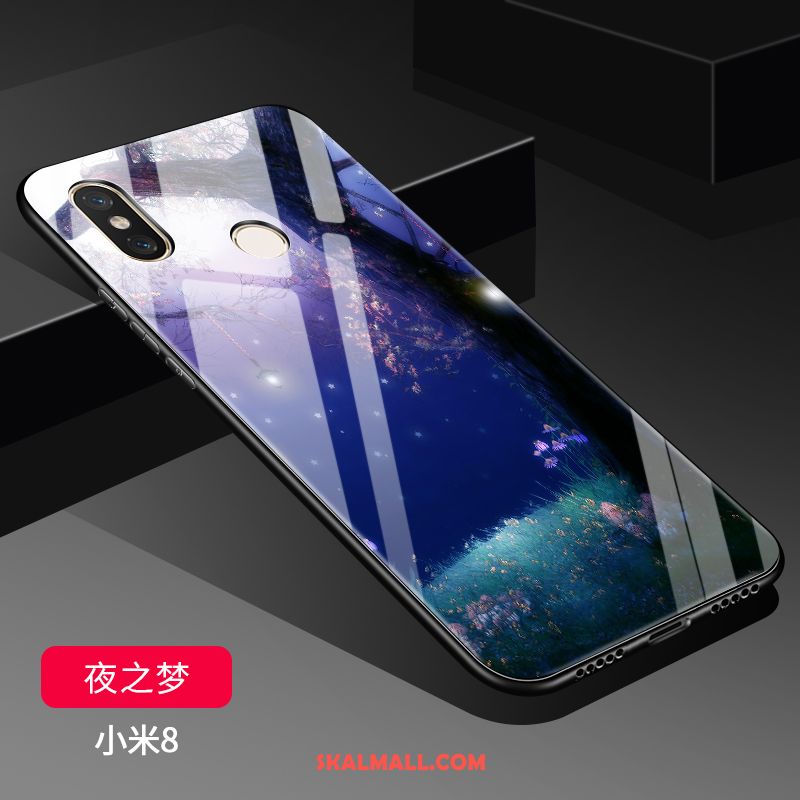 Xiaomi Mi 8 Skal Liten Transparent Fallskydd Spegel Hård Köpa