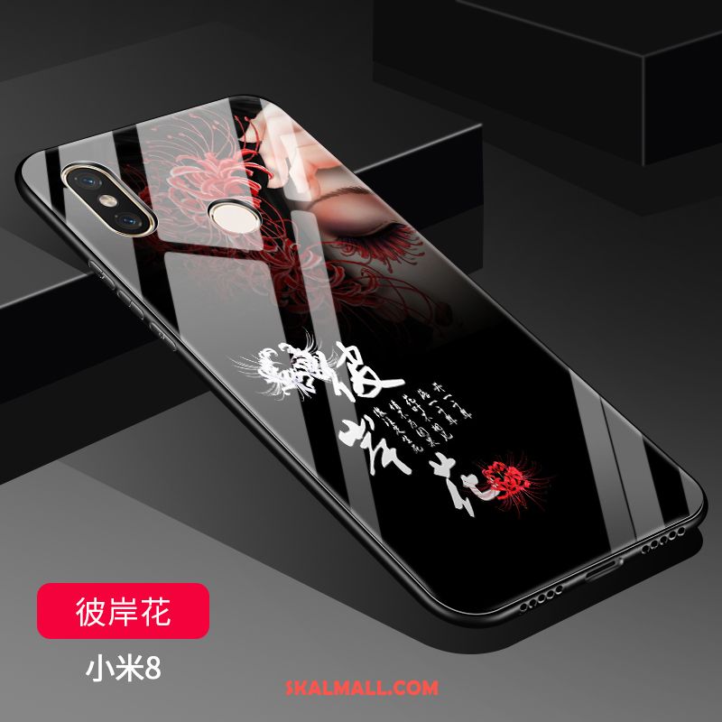 Xiaomi Mi 8 Skal Liten Transparent Fallskydd Spegel Hård Köpa