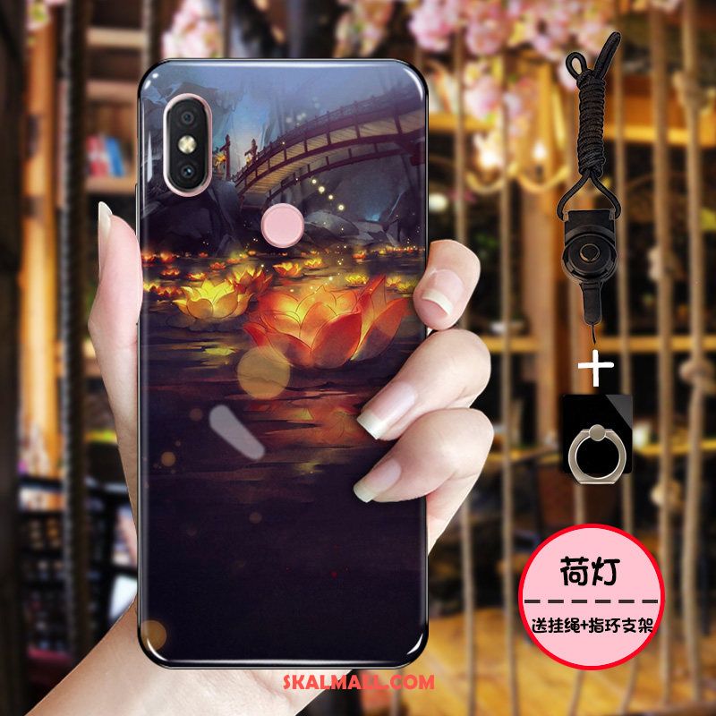 Xiaomi Mi 8 Skal Mobil Telefon Bläck Målning Svart Mjuk Skydd Fodral Till Salu