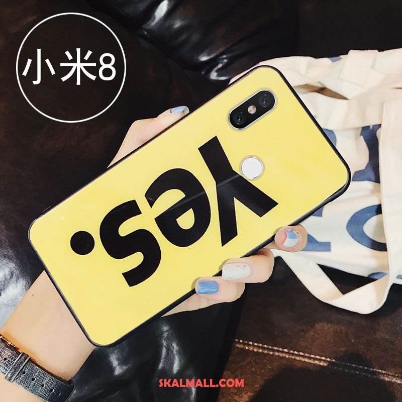 Xiaomi Mi 8 Skal Mobil Telefon Kreativa Enkel Glas Fallskydd Fodral Till Salu