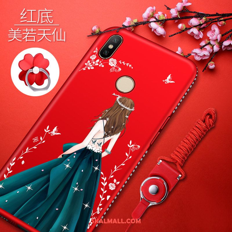 Xiaomi Mi 8 Skal Silikon Net Red Trend Personlighet Skydd Fodral Rea